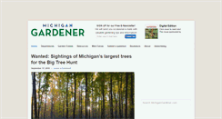 Desktop Screenshot of michigangardener.com
